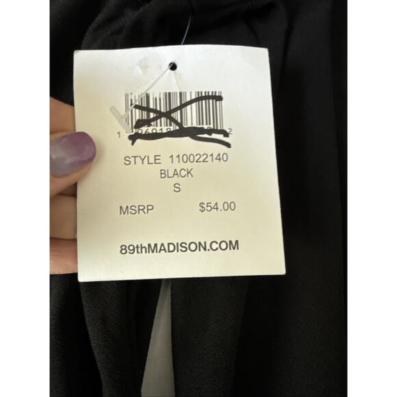 89th & Madison NWT Women’s S Whimsigoth Crochet Blouse Stretch Business Office - Picture 5 of 10